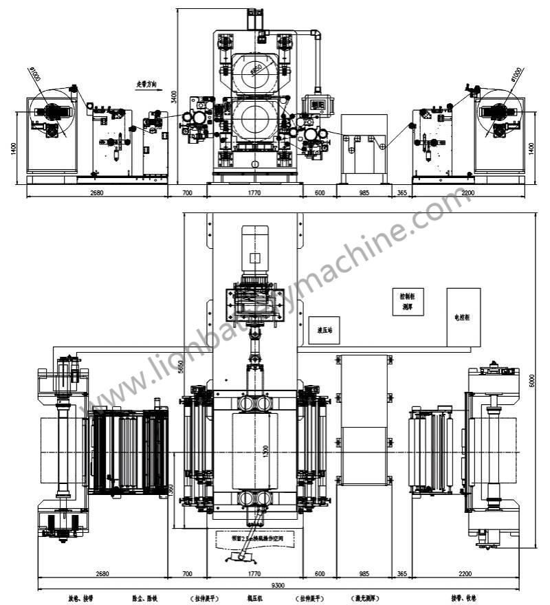 roller press machine drawing