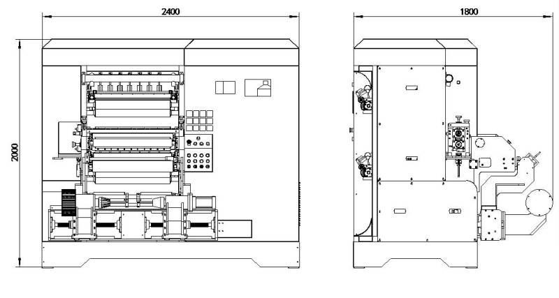 pouch cell slitting machine